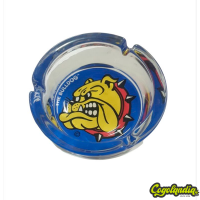 The Bulldog Cenicero de Cristal en Color