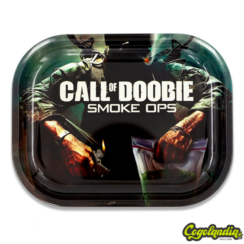 Bandeja Metálica Pequeña Call Of Doobie