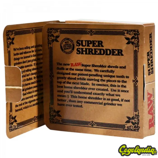 Raw Grinder Aluminio Super Shreeder