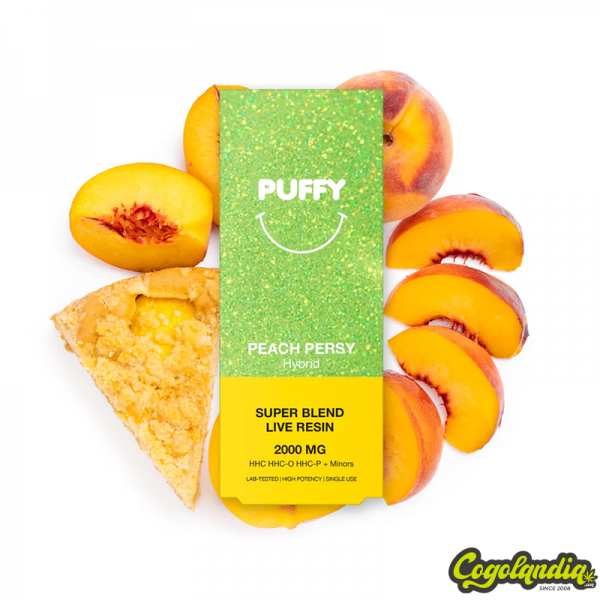 Vaper Desechable Super Blends HHC - Puffy
 Sabores-Peach Presy (papaya y melocotón / Hibrida)