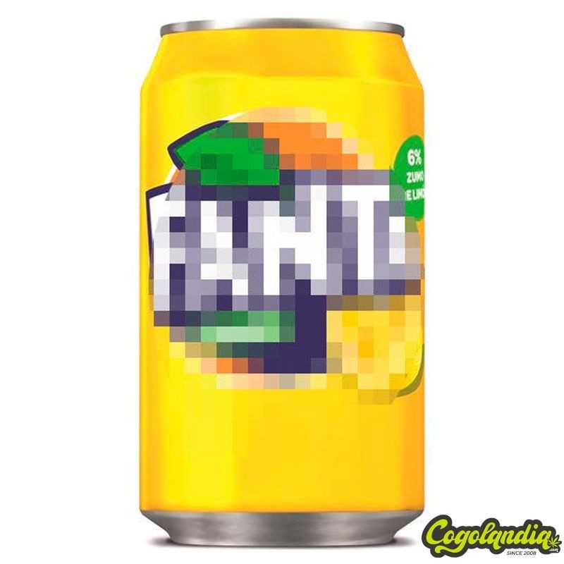 Bote de Ocultación Refresco Fanta Limon sin Liquido
