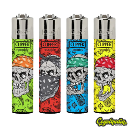 Clipper Danger Skulls Artículos de fumador