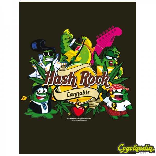 Camiseta Hash Rock Unisex -...
