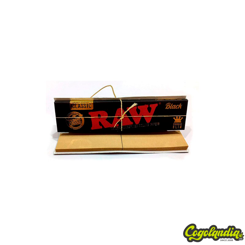 Papel Black Connoisseur King Size Slim - RAW