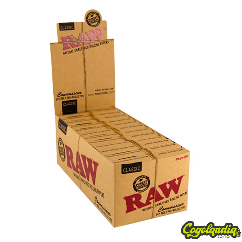 Papel + Tips Connoisseur Classic 1/ Prerolled - RAW