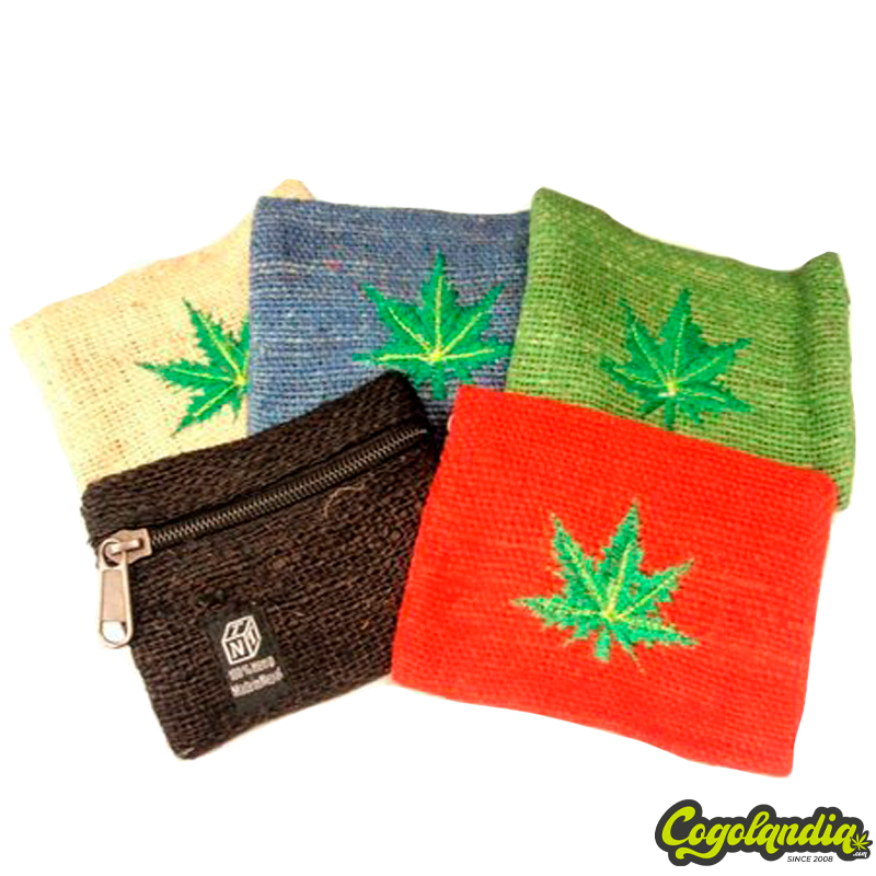 Monedero Hoja de Cáñamo Parafernalia
