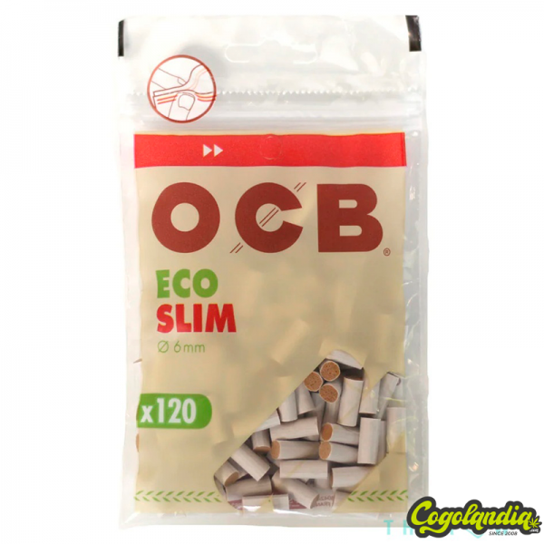 Papel OCB Filtros Slim Ecológico y Biodegradable