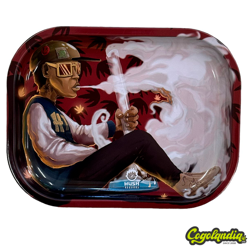 Bandeja Metálica Pequeña Kush Bong Smoke