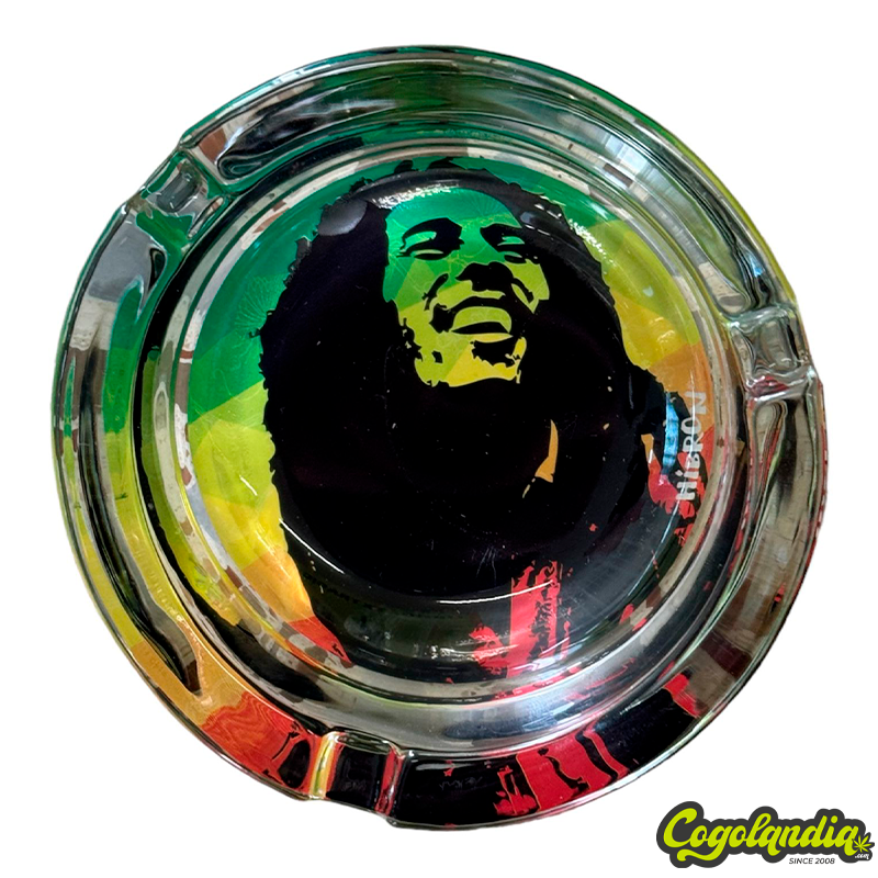 Cenicero de Cristal Rastafari Artículos de fumador