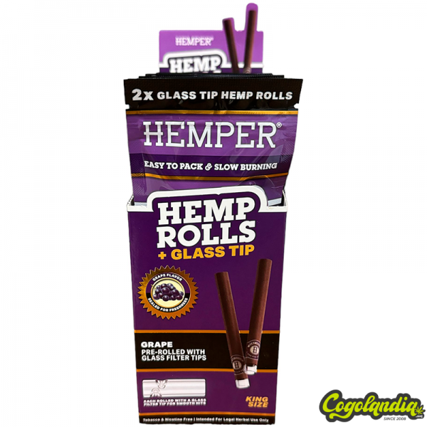 Blunt Hemp Roll + Glass Tip - Hemper Abonos y Fertilizantes