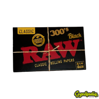 Papel Black 300 1 1/4 - RAW Artículos de fumador