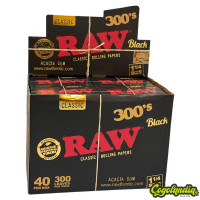 Papel Black 300 1 1/4 - RAW Artículos de fumador
