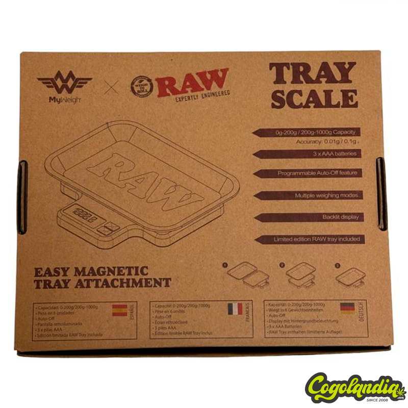 Tray Scale 0 g - 200 g x 0.1 g / 200 g - RAW 