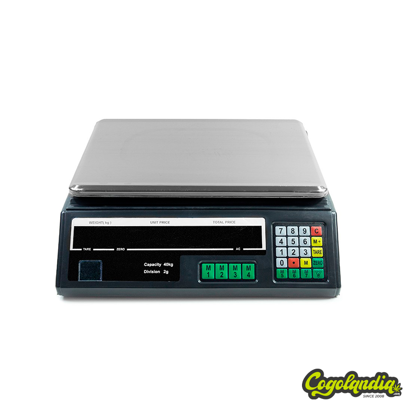 Báscula Digital Comercial 2 g - 40 kg