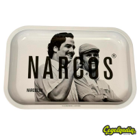 Bandeja Metálica Mediana Blanca - Narcos