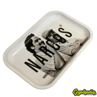 Bandeja Metálica Mediana Blanca - Narcos
