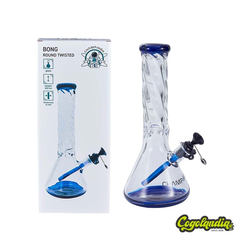 Bong Cristal Twisted 32cm - Champ High