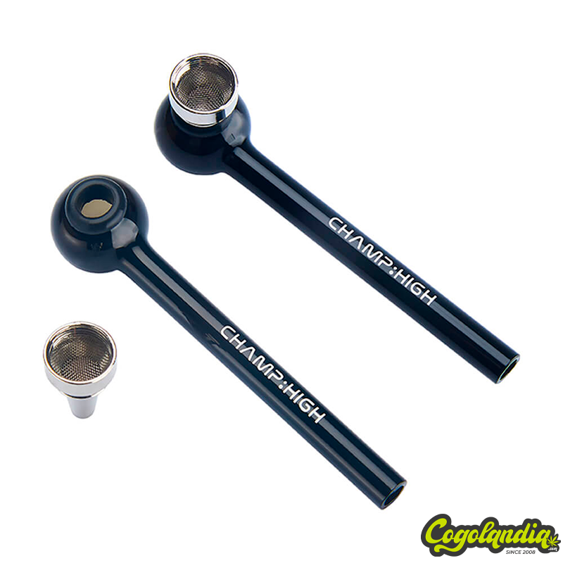 Pipa de Cristal Negra Pool - Champ High