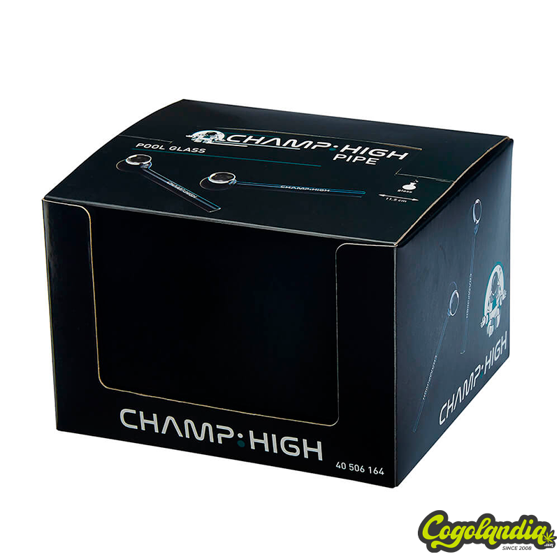 Pipa de Cristal Negra Pool - Champ High