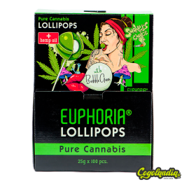 Piruletas Pure Cannabis con Chicle - Euphoria Parafernalia