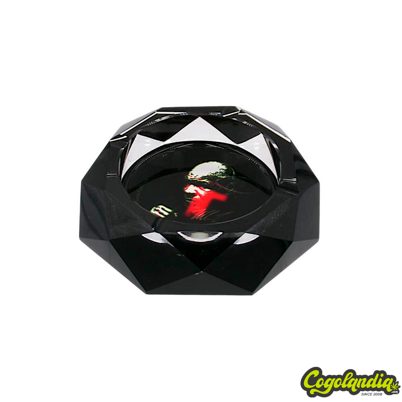 Cenicero de Cristal Negro Boxing Mike Diamond Cut - Tyson 2.0
