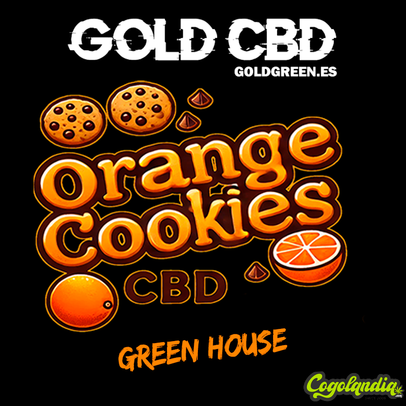Small Buds GreenHouse Orange Cookies - Gold CBD