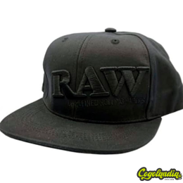 Gorra Black Visera Plana - RAW