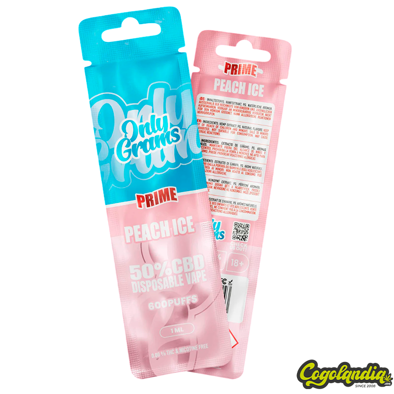 Vaper Desechable 50% CBD - Only Grams