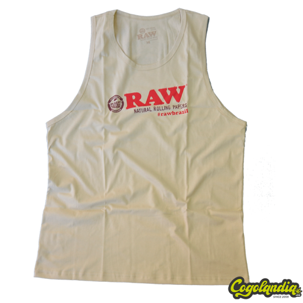 Camisa de Tirantes Brazil Beige - RAW