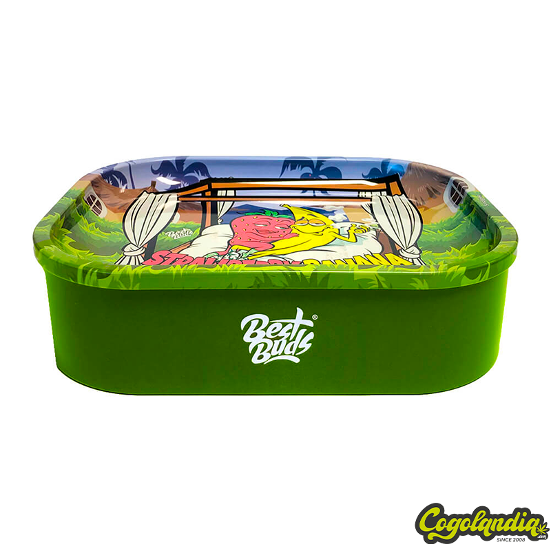 Caja Metal con Bandeja Strawberry Banana - Fast Buds