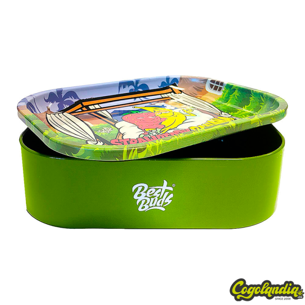 Caja Metal con Bandeja Strawberry Banana - Fast Buds