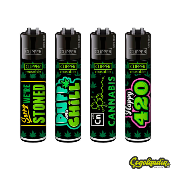 Mechero Clipper Classic Weed Statements