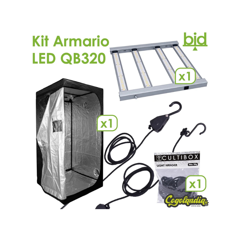 Kit Armario LED QB 320W BID - Agrolite