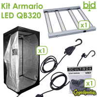 Kit Armario LED QB 320W BID - Agrolite