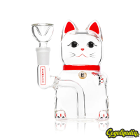 Bong de Cristal Luky Cat Bong - Hemper Accesorios para fumadores