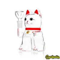 Bong de Cristal Luky Cat Bong - Hemper Accesorios para fumadores