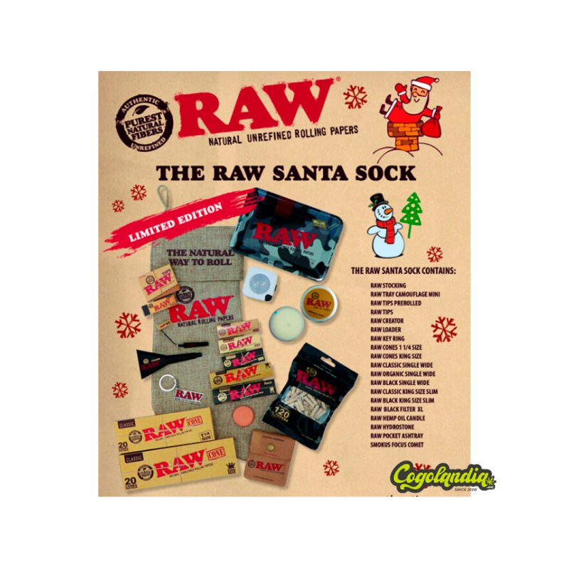 RAW Santa Sock (Pack Calcetín Exclusivo)