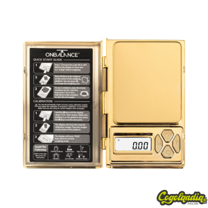 Báscula Shine Gold (100 x 0.01GR) - On Balance Parafernalia