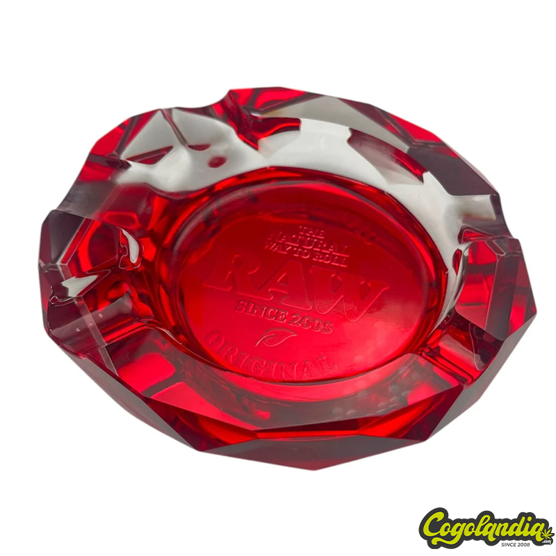 Cenicero Ruby Red Cristal - RAW