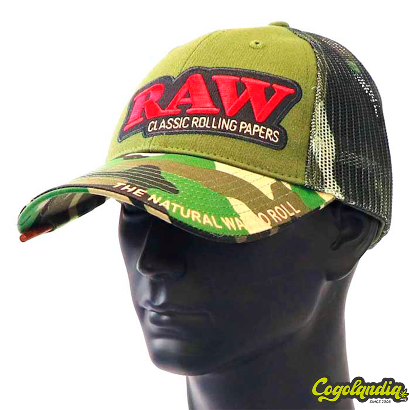 Gorra con Rejilla Trucker Camo - RAW