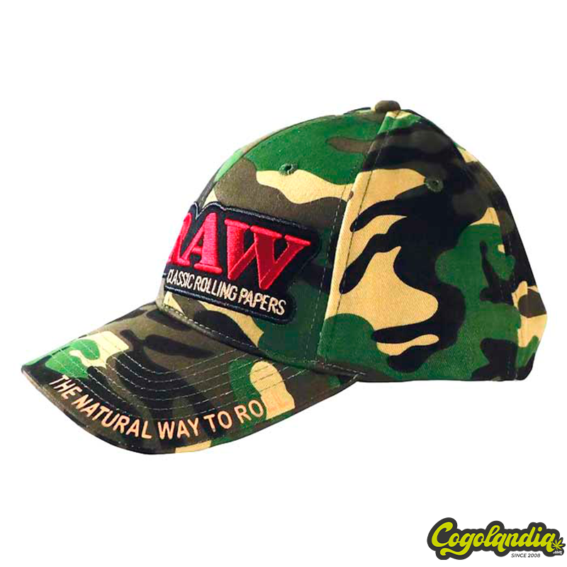 Gorra Camo con Poker y Bolsillo Secreto - RAW