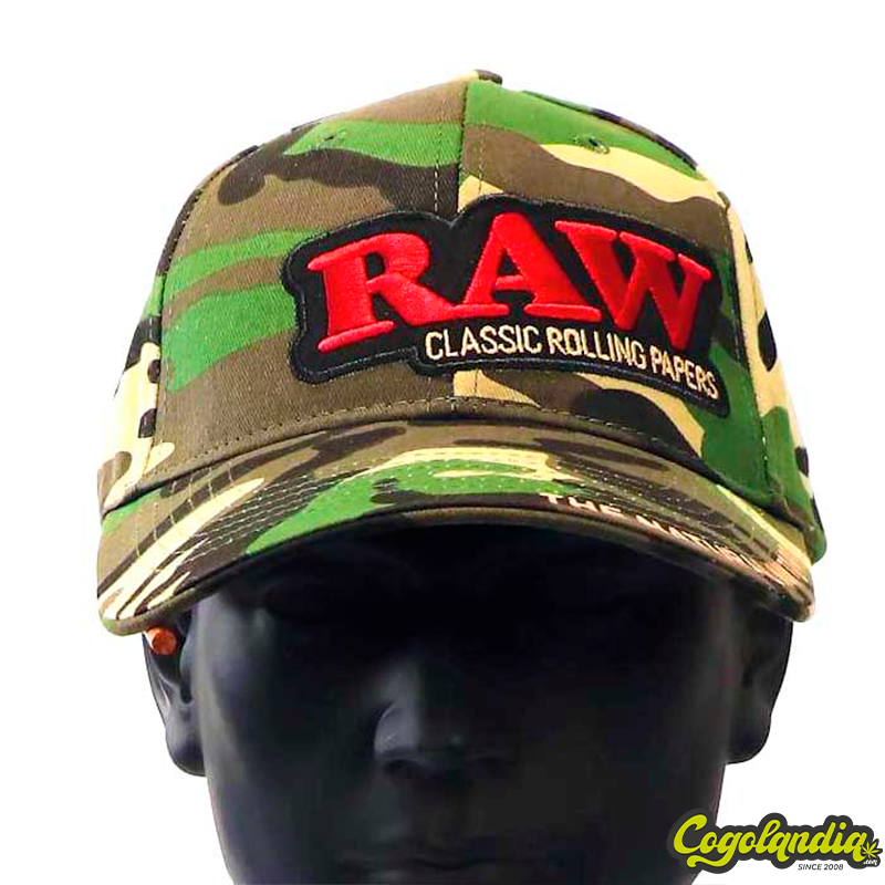 Gorra Camo con Poker y Bolsillo Secreto - RAW