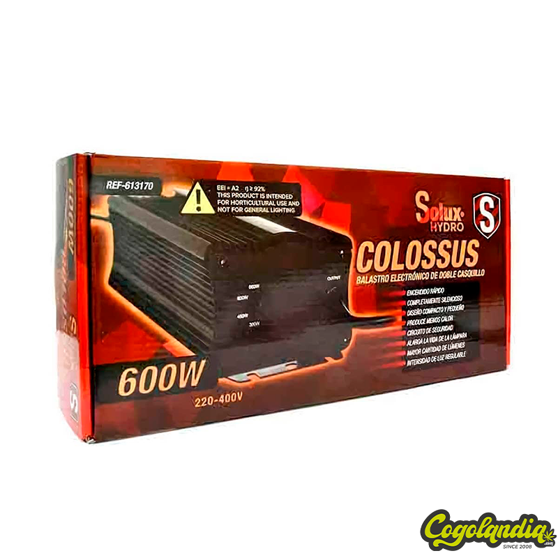 Balastro Electrónico Colossus D.E - Solux Balastros