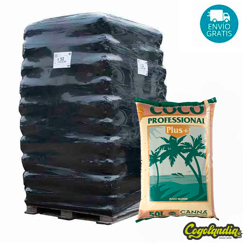 Palet Completo Sustrato Coco Profesional Plus 50L