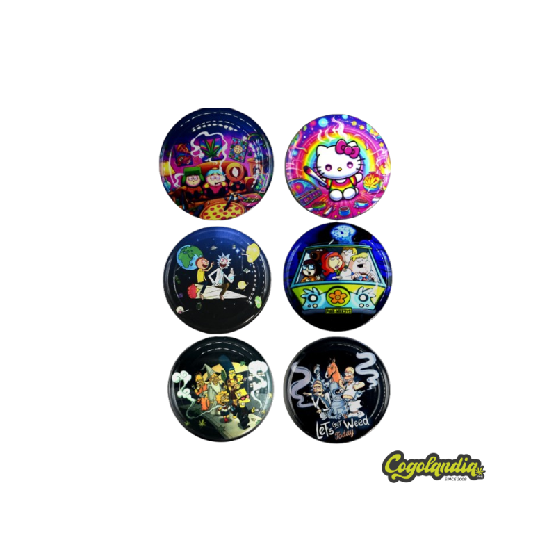 Grinder Acrílico 60mm Crazy Tunes 