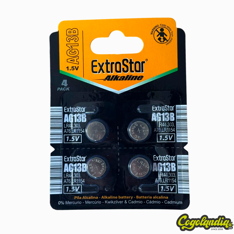 Pila de Botón LR44 1.5V - ExtraStar