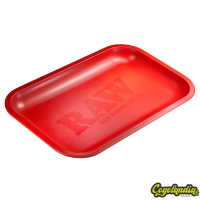 Bandeja Metálica Matte Red - Raw Accesorios para fumadores