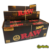 Papel Black King Size Slim 200's - Raw 