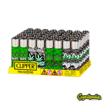 Mechero Clipper Graffiti Leaves Accesorios para fumadores