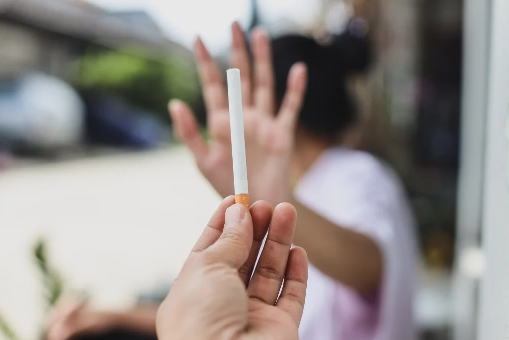 Persona que decide optar por sustitutivos del tabaco